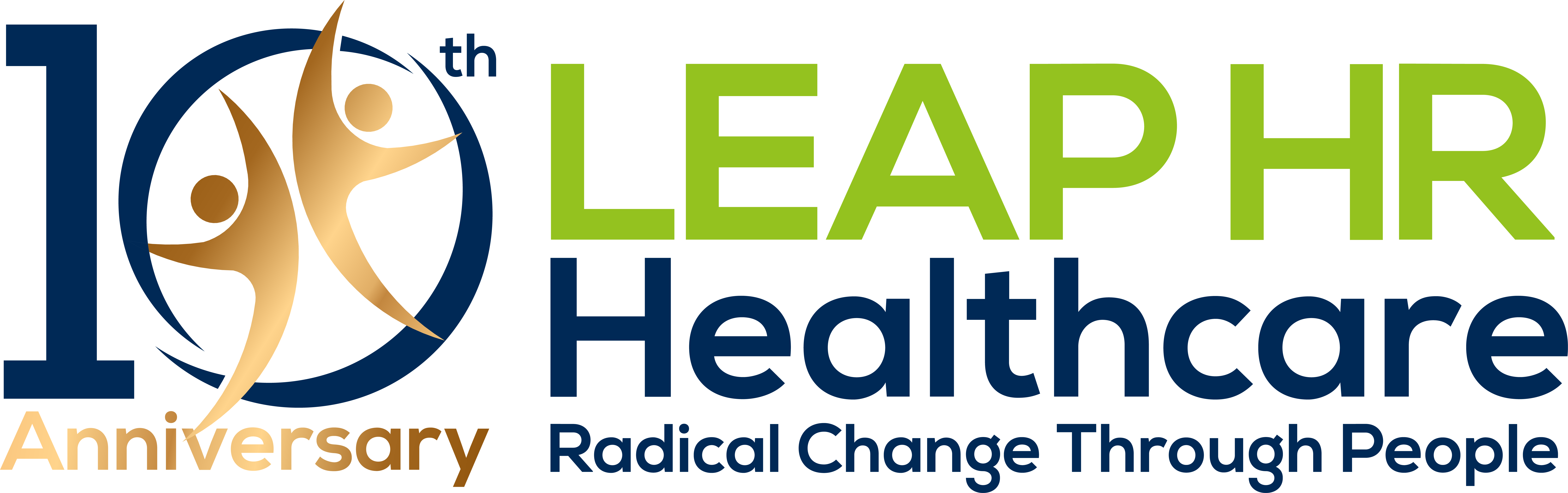 HW250224 56312 - LEAP HR Healthcare 10th anniversary logo FINAL